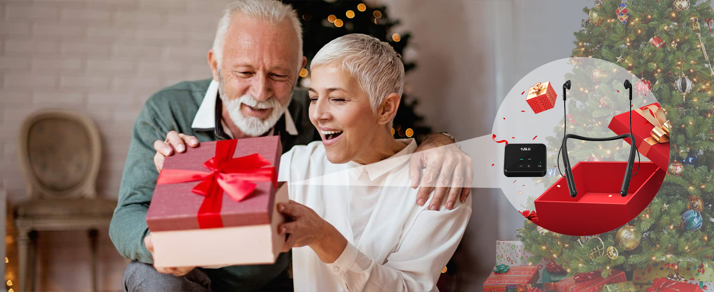 wireless tv headphones with transmitter for seniors