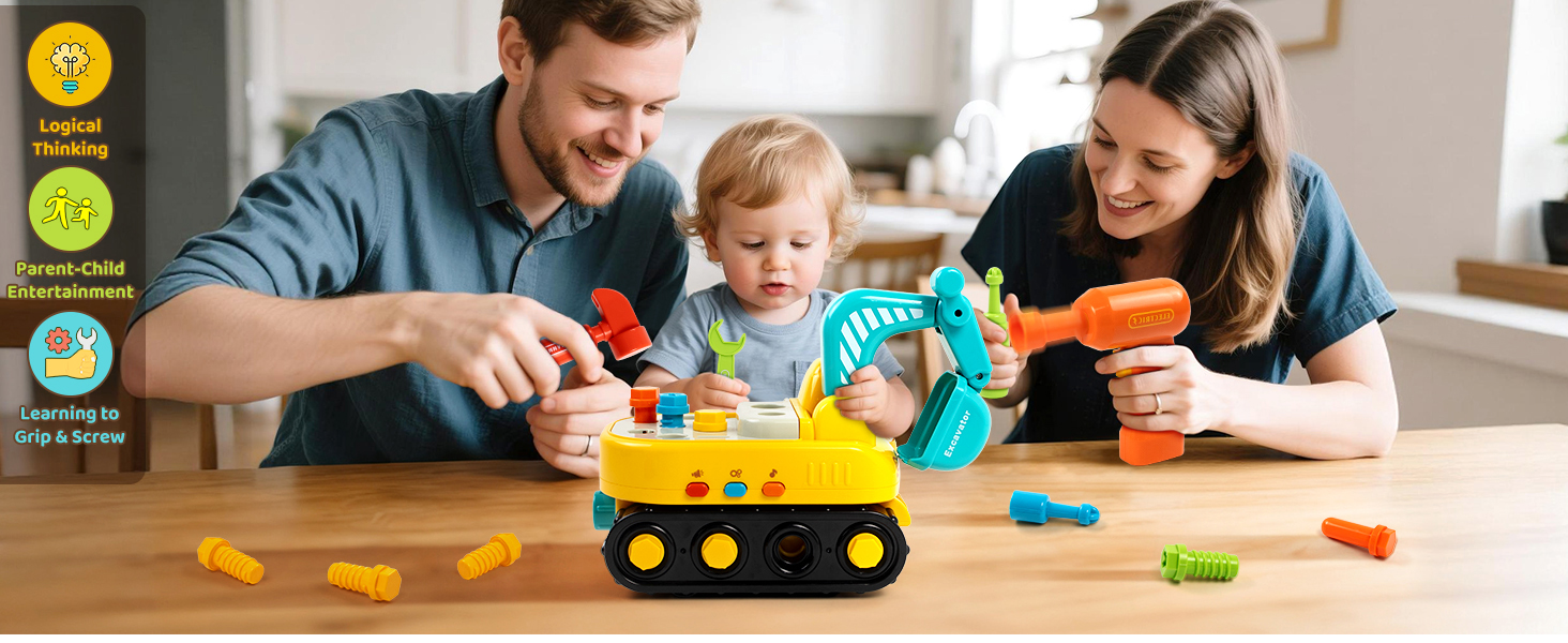 Educational Construction Vehicle Toy