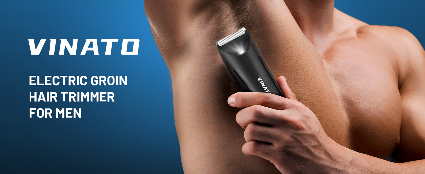 VINATO ELECTRIC GROIN HAIR TRIMMER FOR MEN