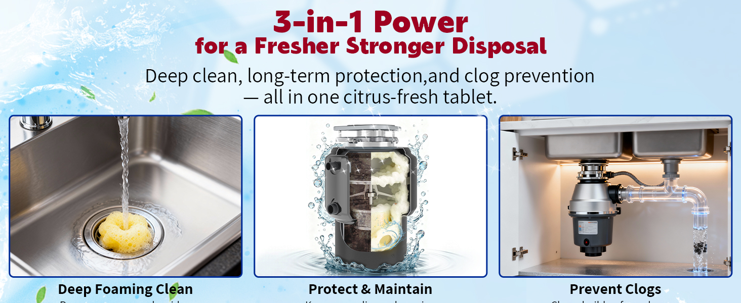 disposal cleaner and deodorizer