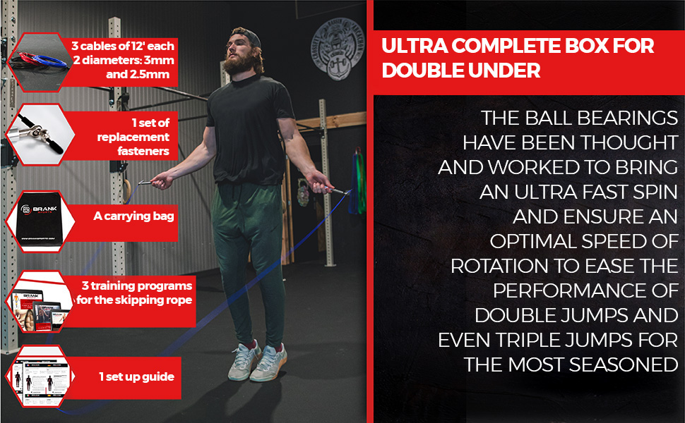 A complete fitness jump rope set - all in one