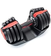 Icefox Adjustable Dumbbell, 40Lbs Free Weights Dumbbell, Workout Equipment for Home Gym Suitable ...