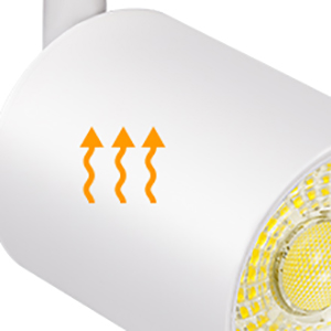 H type track lighting heads