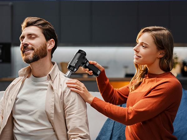massage gun with Metal Head
