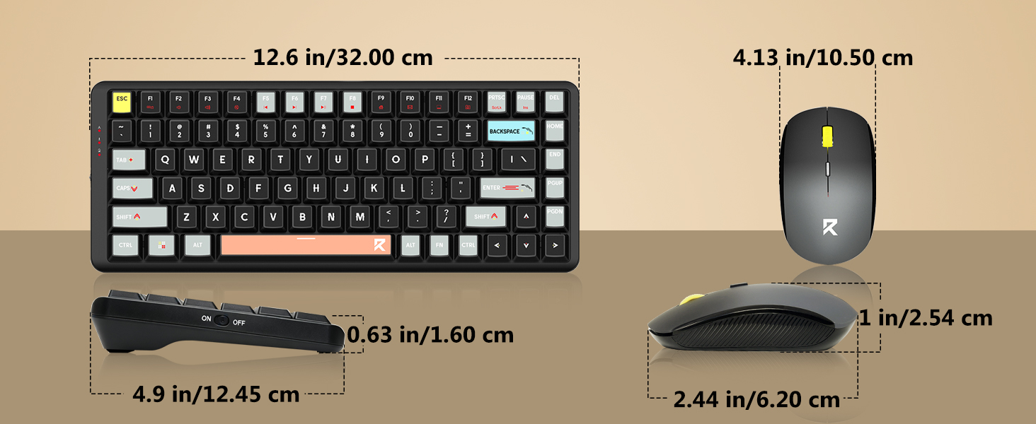 Product dimensions