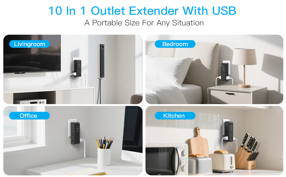 outlet extender with usb