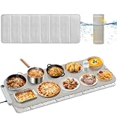 Homelove Warming Mat for Food - Electric Warming Tray with 7-Level Temp Settings &amp; 6 Hours Timer,...