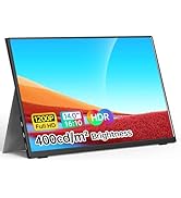 WGK Portable Monitor 14 Inch FHD1200P Ultra-Slim for Laptop Monitor, USB-C HDMI Plug&amp;Play,100% SR...
