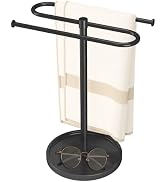 Towel Holder Stand, Stainless Steel Hand Towel Holder Rack for Bathroom Countertop, S-Shape Free ...
