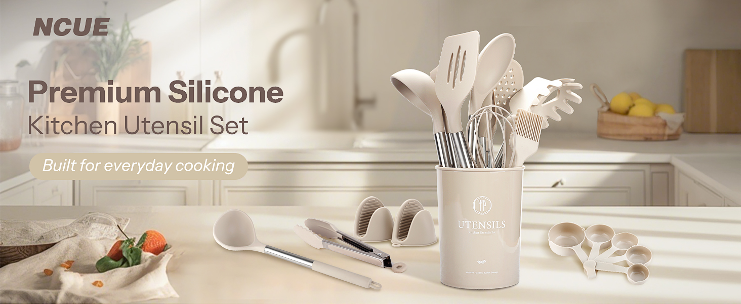 28 Pcs Silicone Kitchen Utensils Set