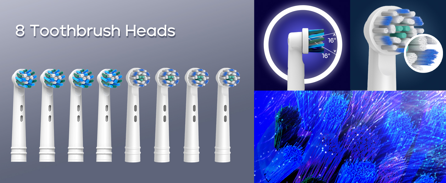 8 replacement heads last up to 2 years