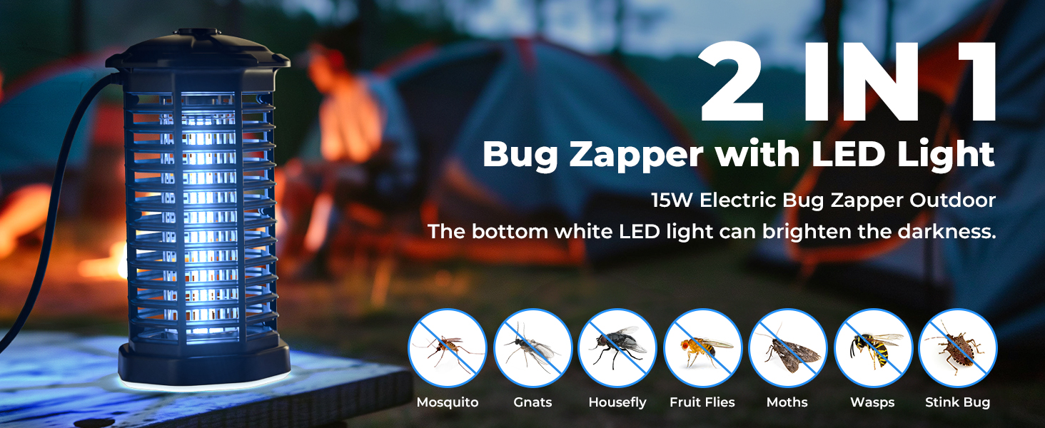 Bug Zapper Outdoor Indoor Waterproof