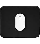 Black Mouse Pad, Nice and Cute Mouse Pad, Splash-proof Textured 10.2 x 8.2Inch, Stitched Edge Non...