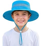HONGTEYA Kids Sun Hat UPF 50+ Toddler Summer Bucket Hat Outdoor Fishing Safari for Boys Girls Age...