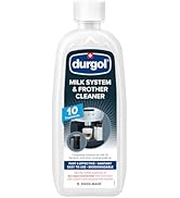 Durgol Milk System and Frother Cleaner for All Brands of Coffee Makers, External Milk Frothers,16...