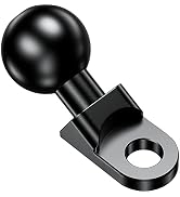 BRCOVAN Aluminum Alloy Mount Base with 1'' TPU Ball &amp; 10mm Mounting Hole, Angled Bolt Head Adapte...