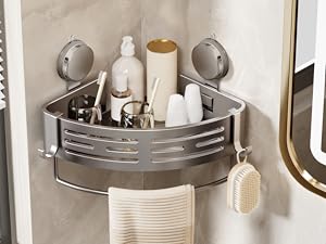 suction shower shelf