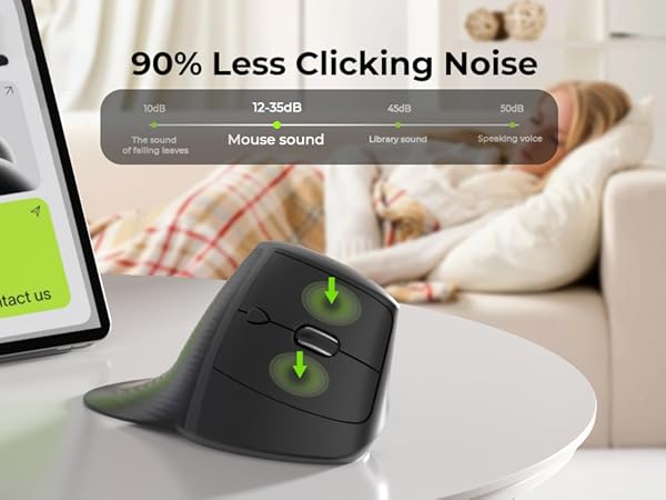 ergonomic vertical mouse rechargeable ergo mouse vertical mice wireless