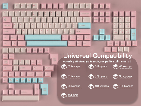 pink keycaps