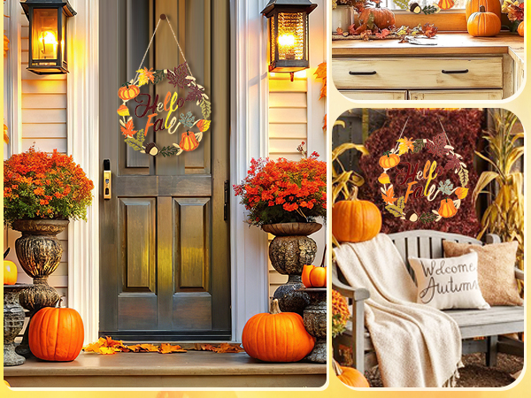 Autumn Harvest Home Halloween Decoration