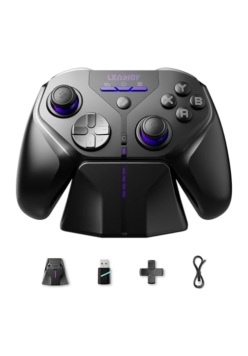 leadjoy Xeno Plus Wireless Game Controller, TMR Joysticks, Hall Effect &amp; Tactile Dual Triggers Ga...