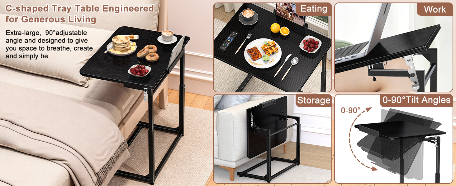Bed Eating Desk