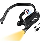 Siuyiu Book Light, Neck Reading Light, 3- Color Book Lights for Reading at Night, with Intelligen...