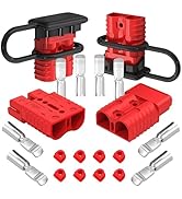 RVBOATPAT Battery Quick Disconnect Connector 175A, 12V Battery Quick Connect Cable Connector 1/0 ...