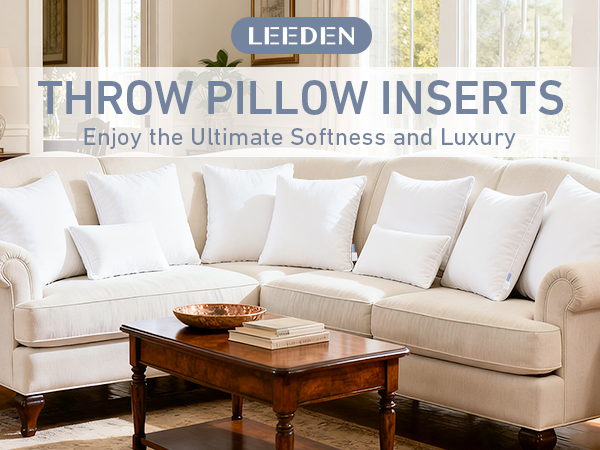 Leeden throw pillow inserts