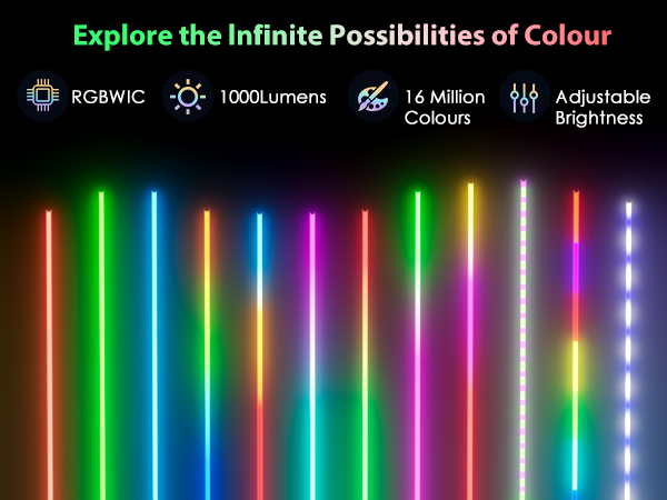 16 million light Color Changing Standing Floor Lamp