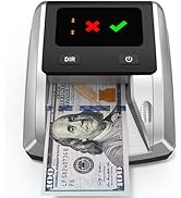 PONNOR AL-135 Counterfeit Bill Detector Money Checker Machine Automatic 4-Way Orientation &amp; Pass/...