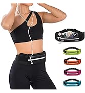 Jueachy Running Belts for Women Waterproof Running Waist Pouch Phone holder Adjustable