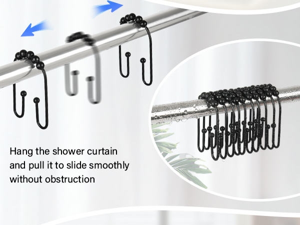 shower curtain hooks