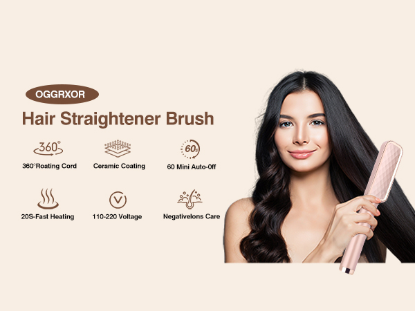 Hair Straightener Brush