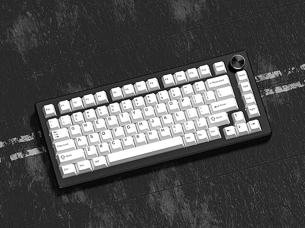 white keycaps
