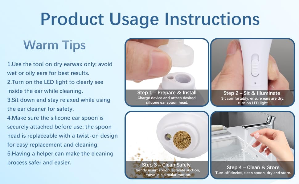 ear wax suction remover