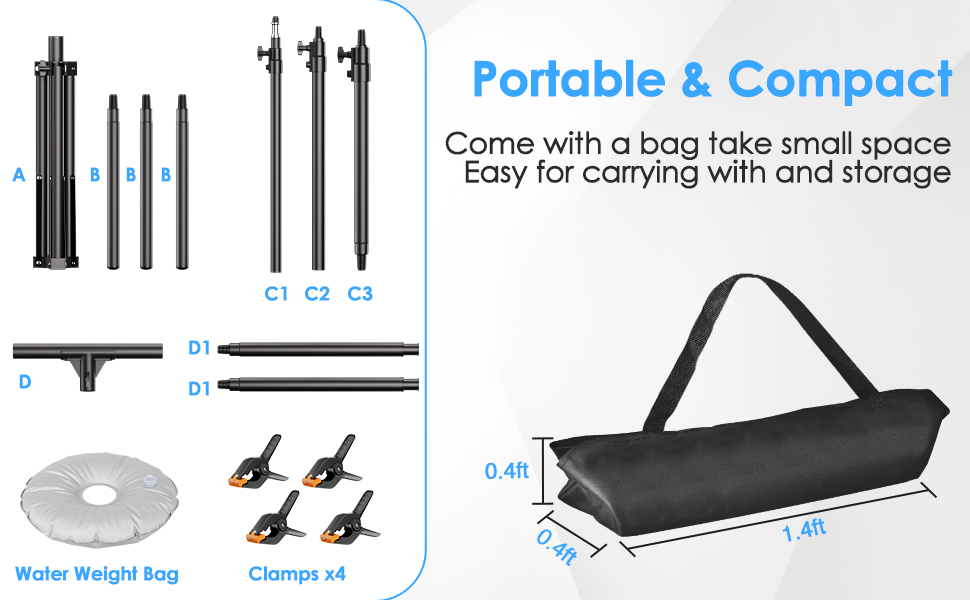 portable backdrop stand