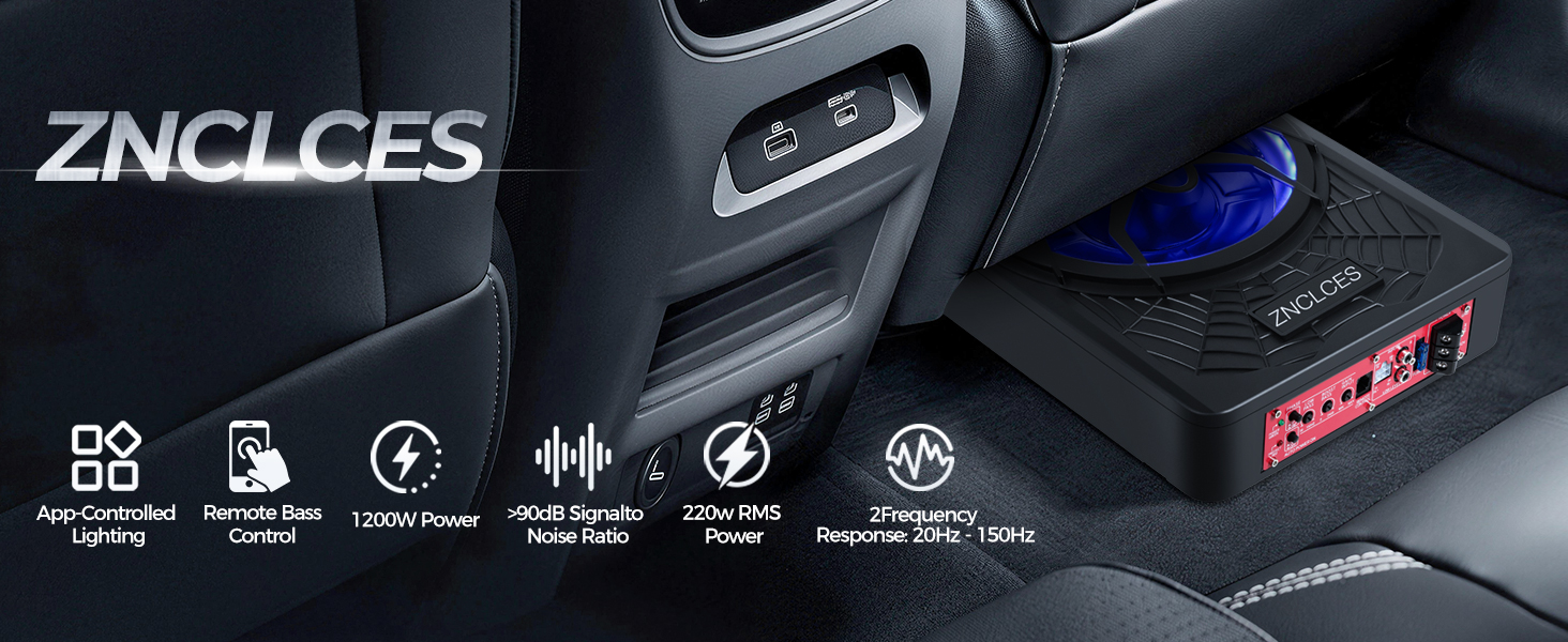 underseat subwoofer, subwoofer, subwoofer car, car subwoofer, car subwoofer amp combo