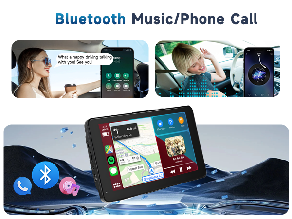 Wireless Car Stereo Compatable with Apple CarPlay and Android Auto