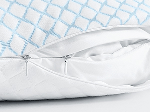 pillows with double zippers