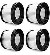 4 Packs DCV501HB DCV5011H Replacement HEPA Filters. Compatible With DEWALT 20V Vacuum Cordless Ha...