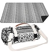 Picnic Blankets Outdoor Extra Large-Waterproof Picnic Blanket with Shoulder Carry Strap | Machine...