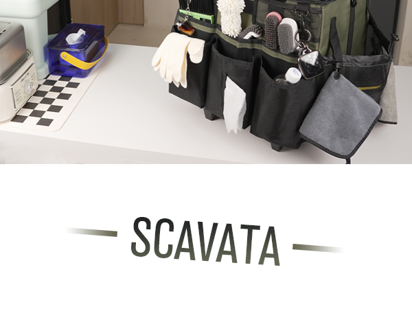 Rolling Cleaning Caddy Bag