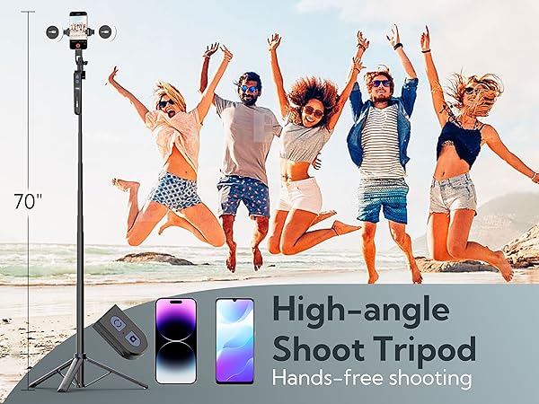 High-angle shoot tripod