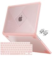 MOSISO Compatible with MacBook Air 13.6 inch Case 2022-2024 Release M3 A3113 M2 A2681, Anti-Finge...