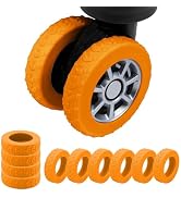 10PCS Luggage Wheel Protector, Silicone Luggage Wheel Covers for 2-2.4" Suitcases Spinner Wheel,U...