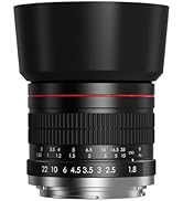 EF 85mm f1.8 Portrait Lens - MF for Canon EOS Rebel T8i/T7i/T7/T6i/T5/T3i/T3/T2i/XSi/XS/SL3/SL2/T...