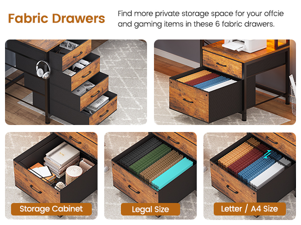computer desk with drawer