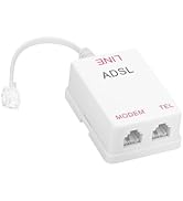 Uvital DSL Filter Splitter for Landline Phone, ADSL Splitter Filter, DSL Filter for Landline Phon...
