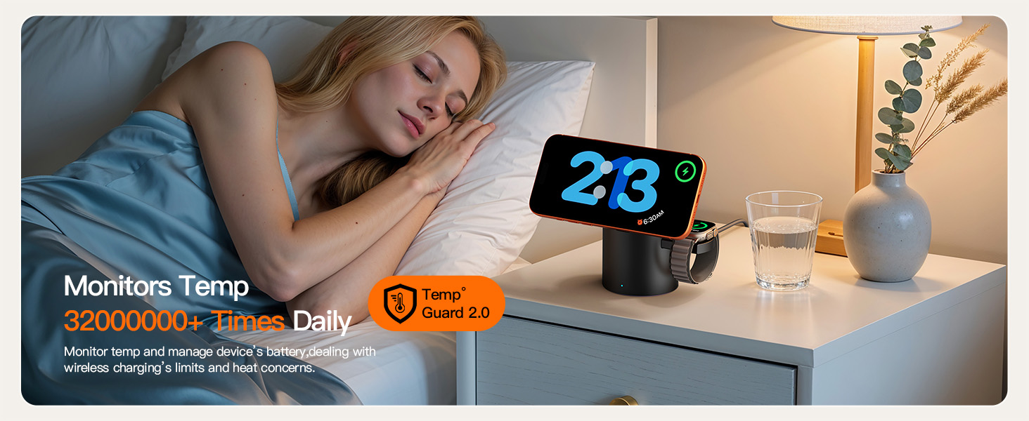 phone and watch charger station for iphone